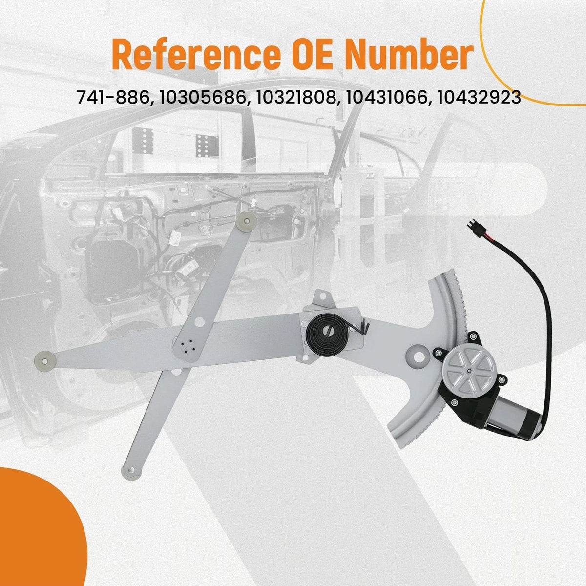 Front Left Electric Window Regulator for Camaro (1993–2002) 10432923