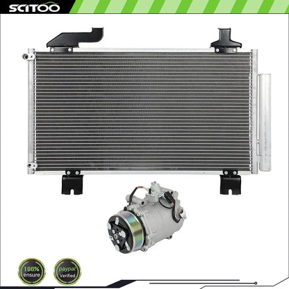 AC System Condenser & Compressor for Acura TSX 2009-2014