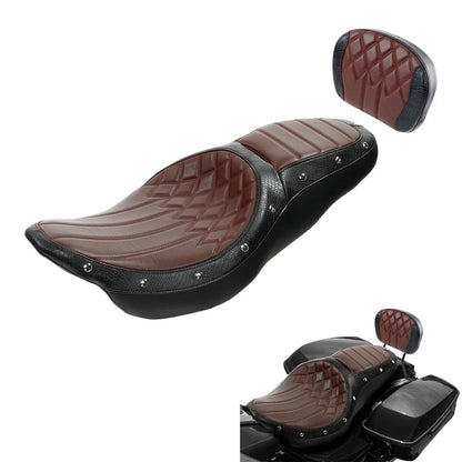 Chopped Backrest Pad for Harley Touring (2009–2023)