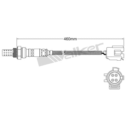 O2 Oxygen Sensor Downstream for Dodge Dakota Jeep (250-24947)