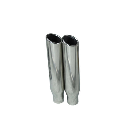 Dual Exhaust Kit, 2.5" Flowmaster Super 10 for GMC Jimmy 2000-2004