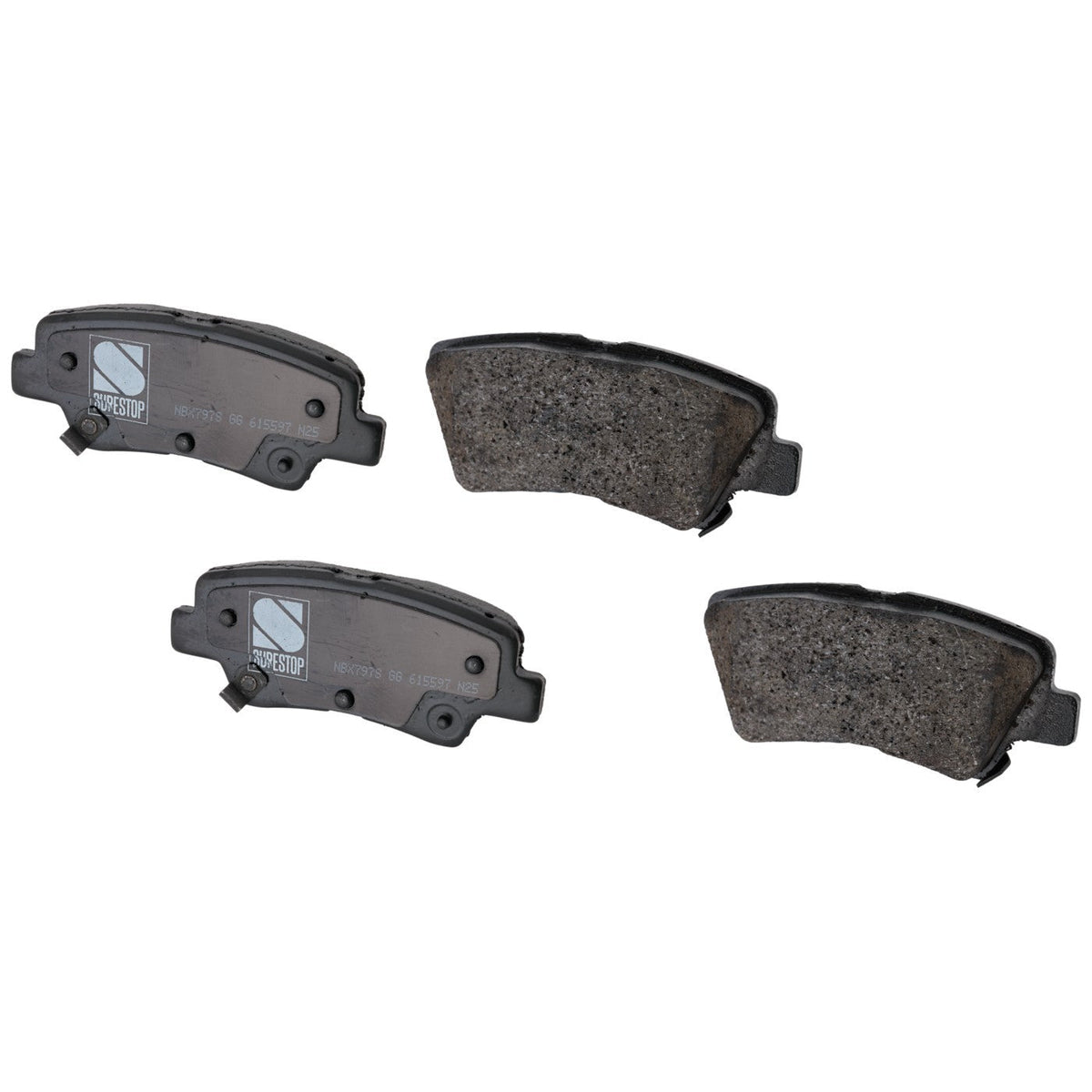 Rear Brake Pad Set for Kia Soul, Niro EV, Optima, Forte5 (2017-2018)