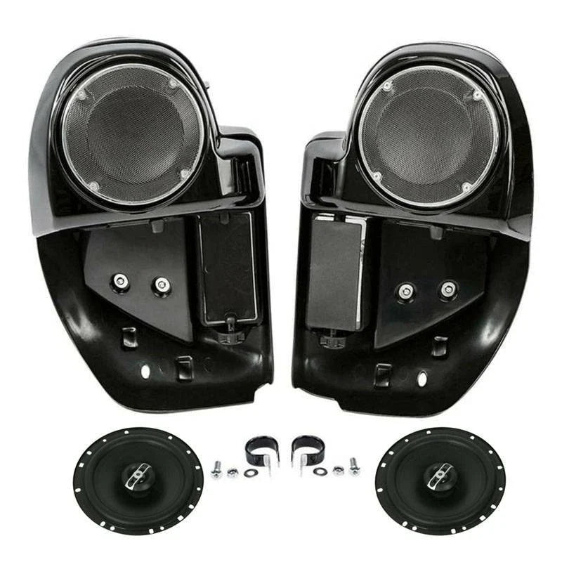 6.5" Speaker Set & Lower Vented Fairings for Harley Electra Glide 2014-2024