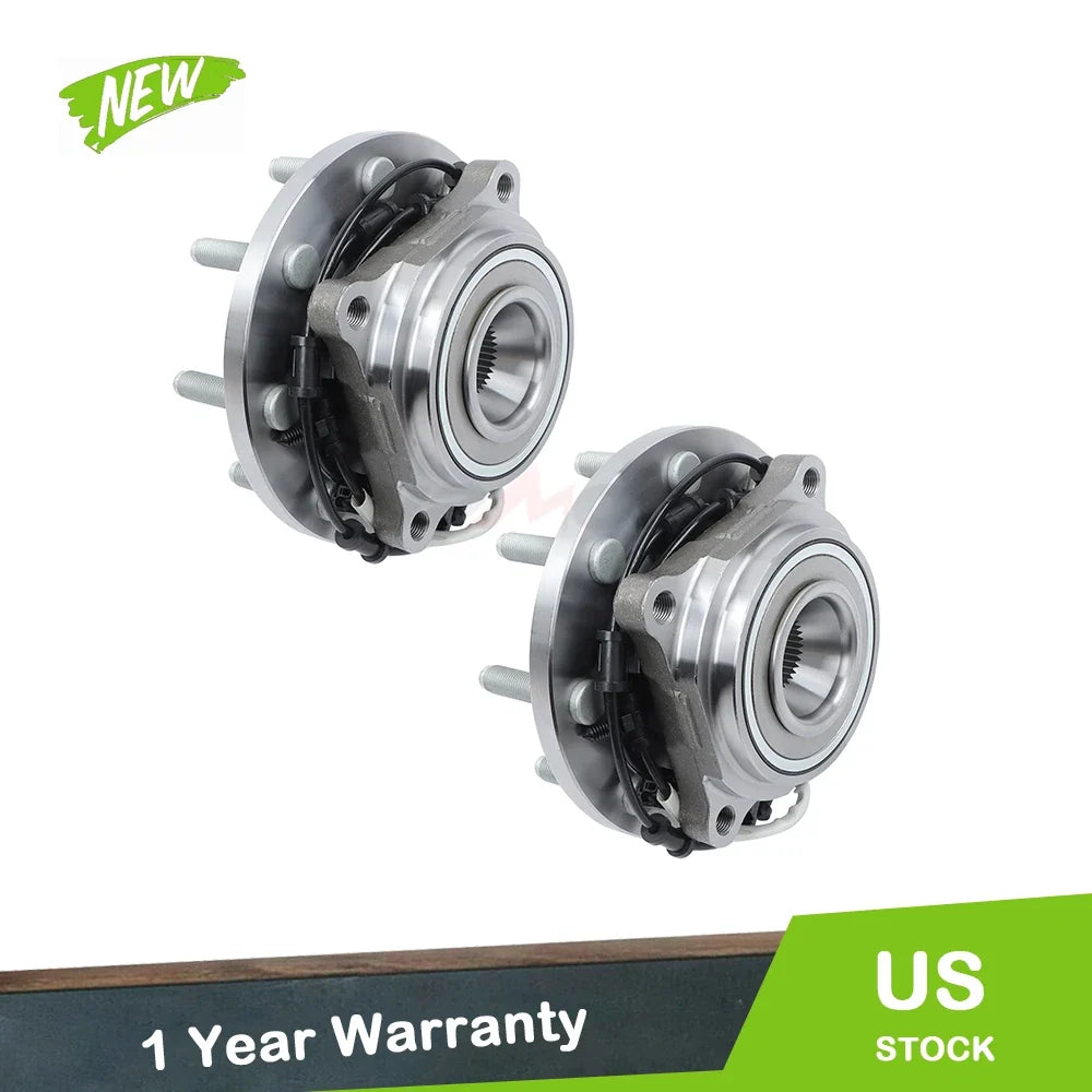 Set of 2 Front Wheel Bearing & Hub Assembly for RAM 2500 3500 (2014–2018)