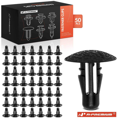 50Pcs 6mm Nylon Retainer Clips for Nissan Sentra Versa (2010–2020)