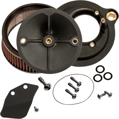 S&S Cycle Air Cleaner Kit, Super Stock Stealth for Harley Davidson