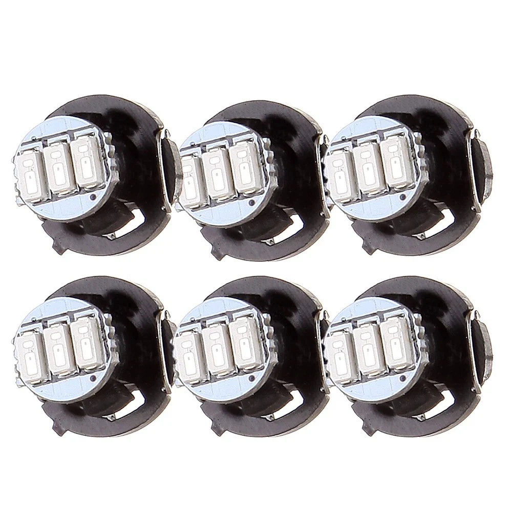 Set of 6 Neo Wedge LED A/C Climate Control Light Bulbs