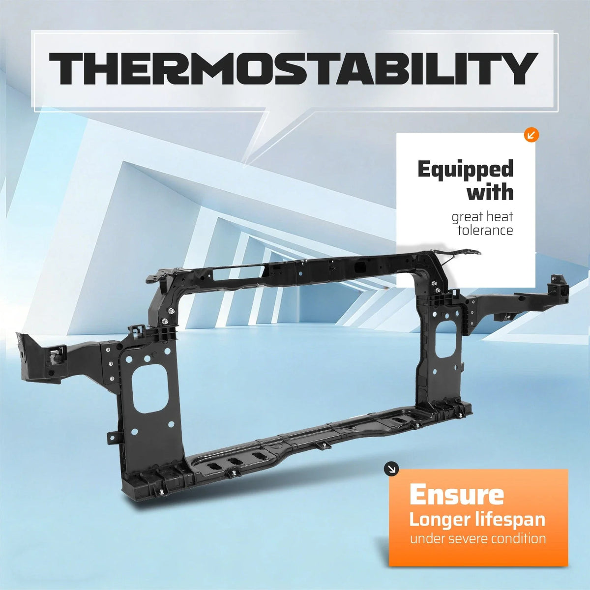Front Support Assembly for Radiator - Kia Forte/Forte5 2014-2016 #64101A7001