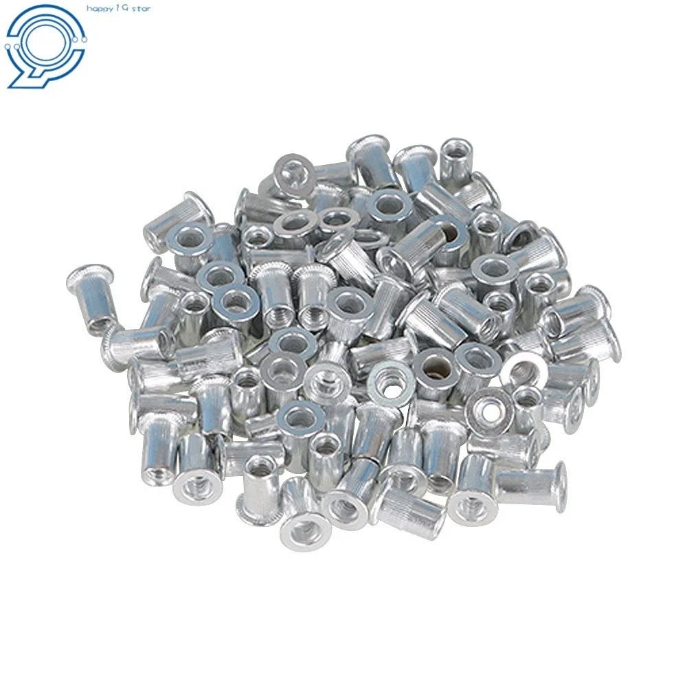 Universal Rivet Nut Insert Kit - 100 Nutserts (10-24 Size)