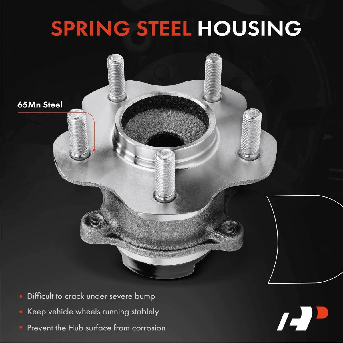 Rear Wheel Hub and Bearing Assembly - 2 Pack for Nissan Rogue 2008-2013