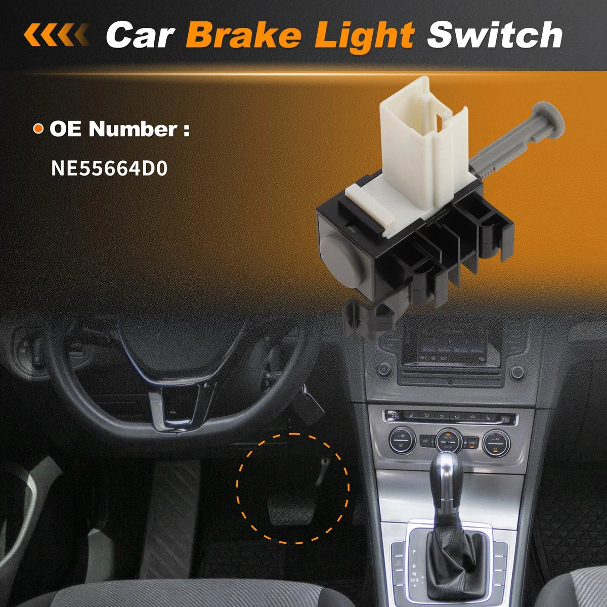 Brake Light Switch for Mazda 3 (2008–2014) NE55664D0