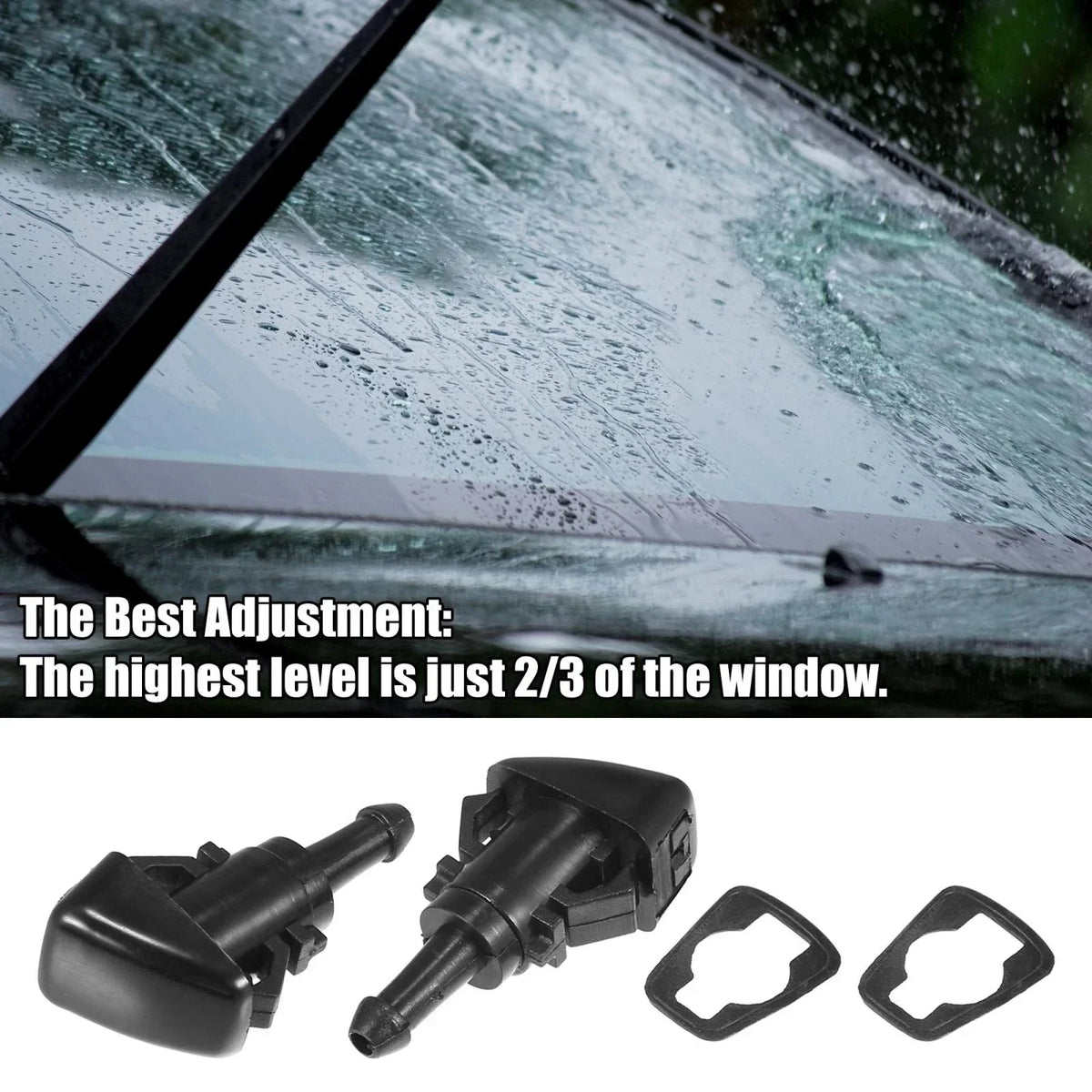 Windshield Washer Nozzles for Dodge Caliber 2007-2012 - 15 Units