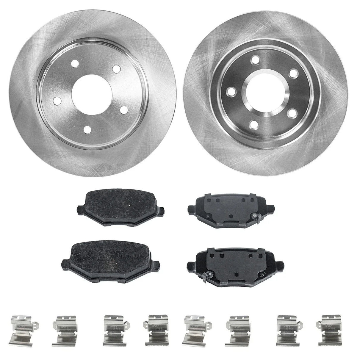 Brake Pad and Rotor Kit for Dodge Grand Caravan 2012-2016