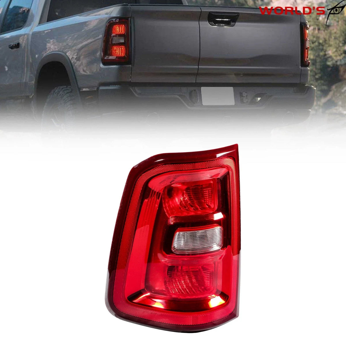 Left Side Tail Light Assembly for Ram 1500 (2025) Halogen Brake Clear Lamp