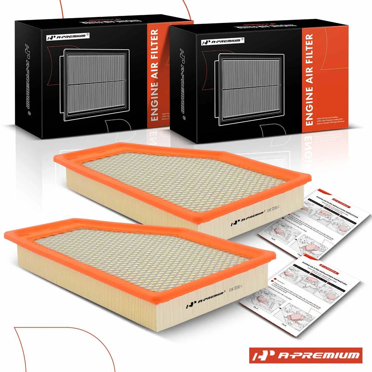 2X Engine Air Filter for Buick LaCrosse (2017–2019) Regal Sportback (2018–2020)
