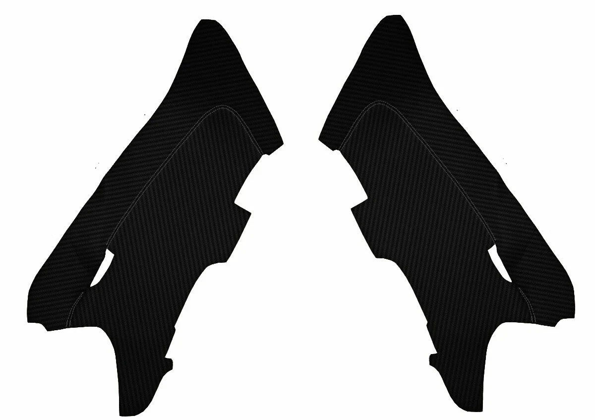 Carbon Fiber Rear Insert Door Panel Cover for Toyota Avalon (2013–2018)