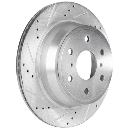 Rear Brake Disc Rotors and Pads Kit for Chevy Yukon GMC 1500 (2000–2006)