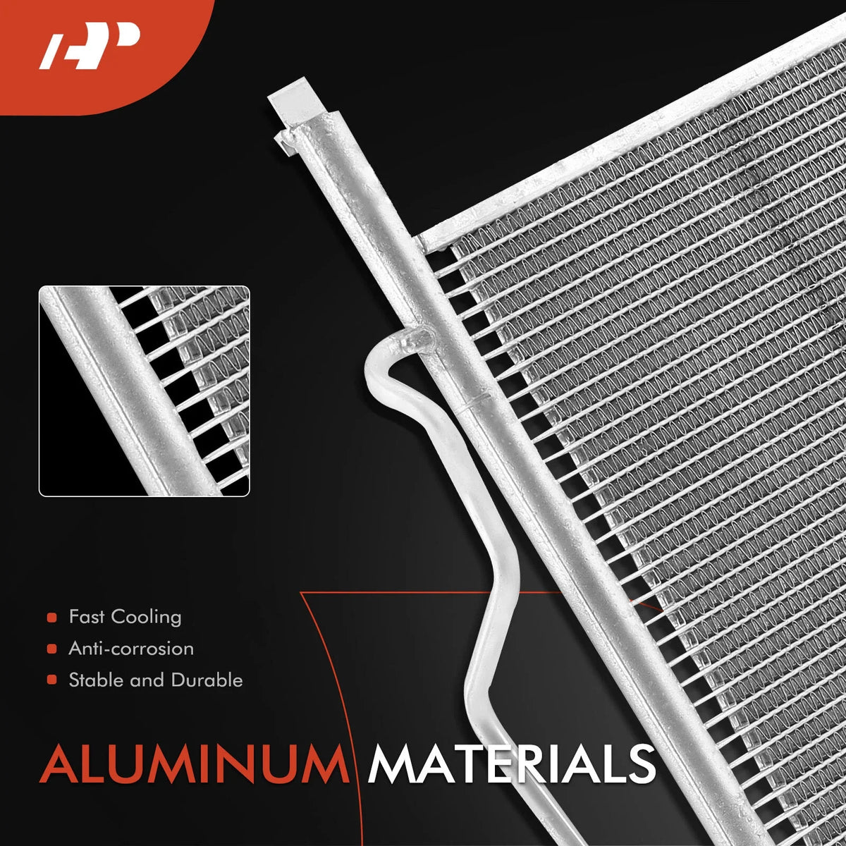 A/C Condenser with Bracket & Receiver Drier for Murano 2015-2019