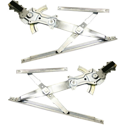 Set of 2 Window Regulators for Coupe (Front Driver & Passenger Side)