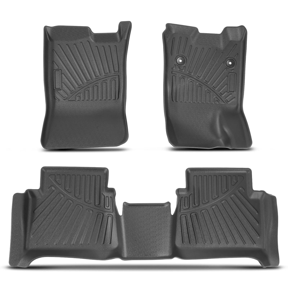 Floor Mats Liners Set for Front & Rear (2023-2025) Chevy Colorado