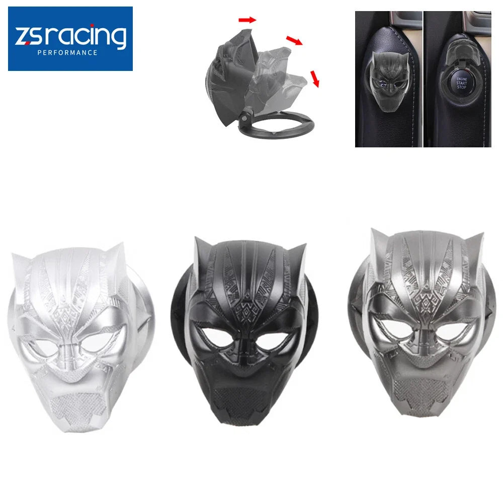 Push Start Stop Button Cover 3D for Black Panther 2015-2023