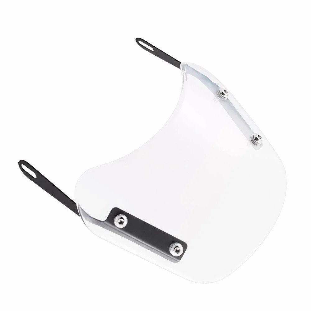 5"-7" Clear Motorcycle Windshield with Mount Bracket Included