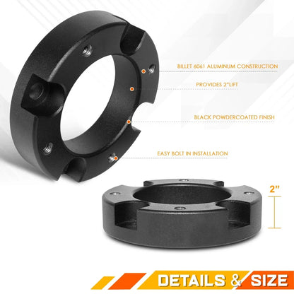 Front Strut Top Mount Spacer 2" for Sequoia/Tundra 2007-2022