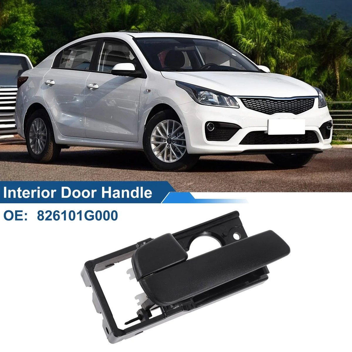 Front Passenger Side Interior Door Handle for Kia Rio (2007–2011) No. 826101G000