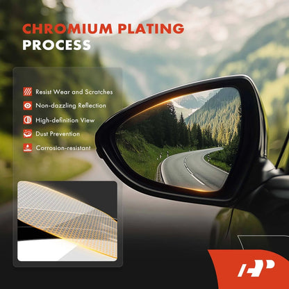 Driver Side Power Mirror Glass with Blind Spot & Heat for Ford Ranger 2019-2023