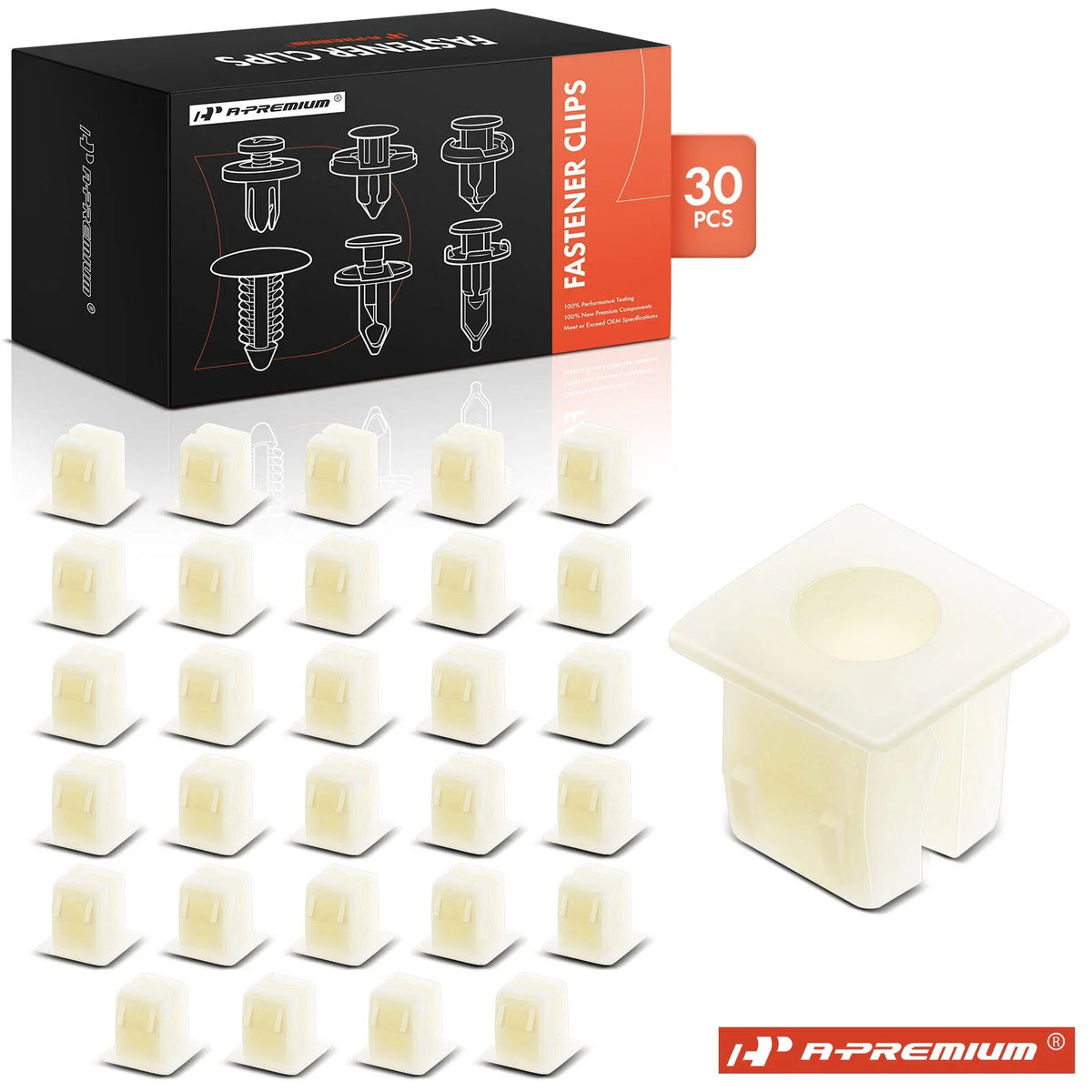 30 Pcs Headlight Bezel Fasteners for Chevy