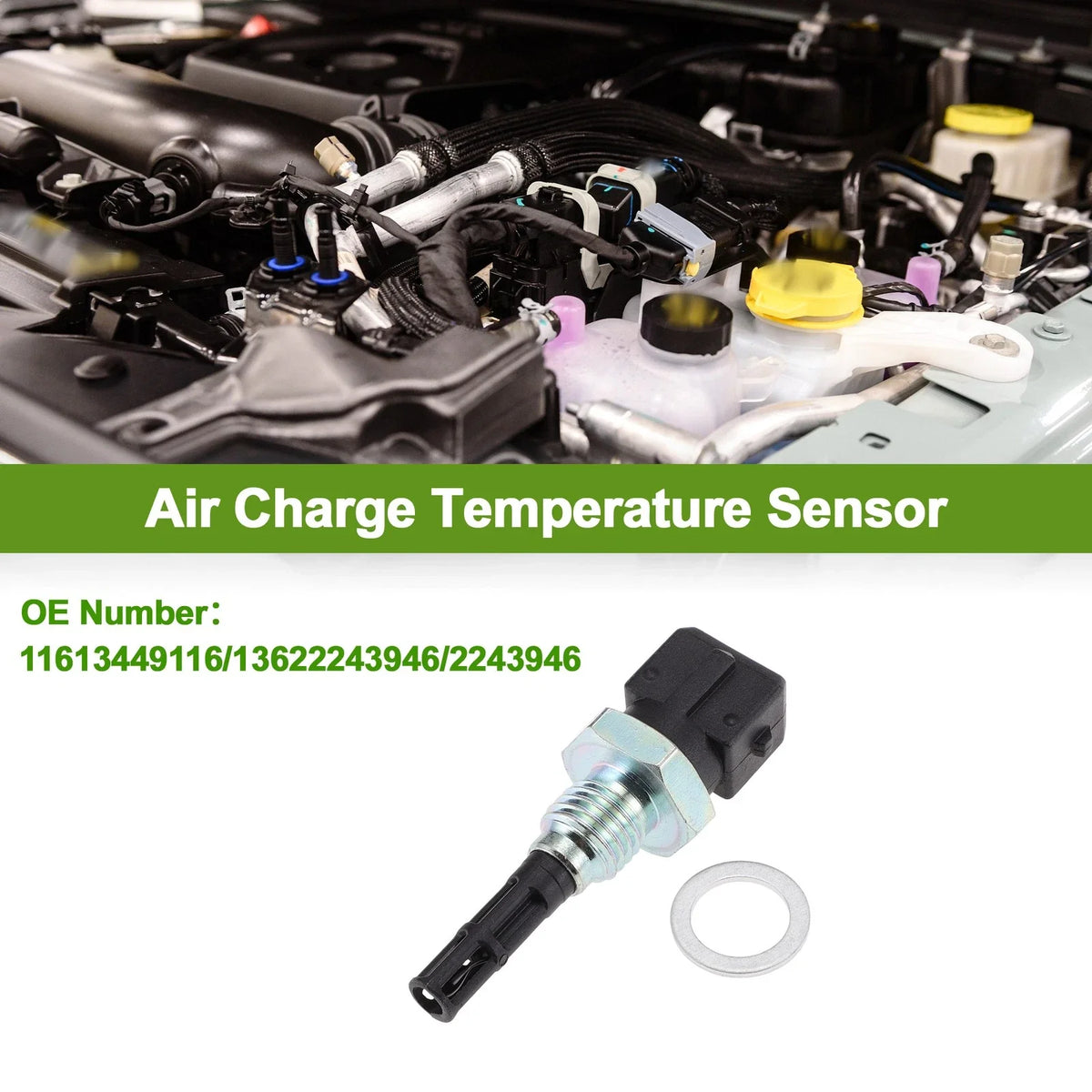 Set of 1 Air Charge Temperature Sensor for BMW 3 E46 318d (2003–2005)
