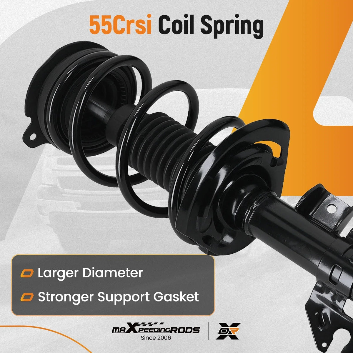 Front Left and Right Strut Spring Assembly for 2015-2017 Chrysler 200