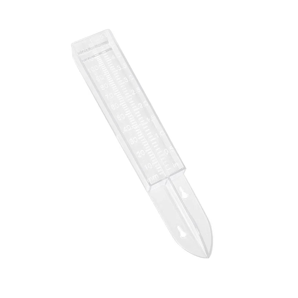 Portable Garden Rain Gauge with Dual Scale (Inch & Millimeter)