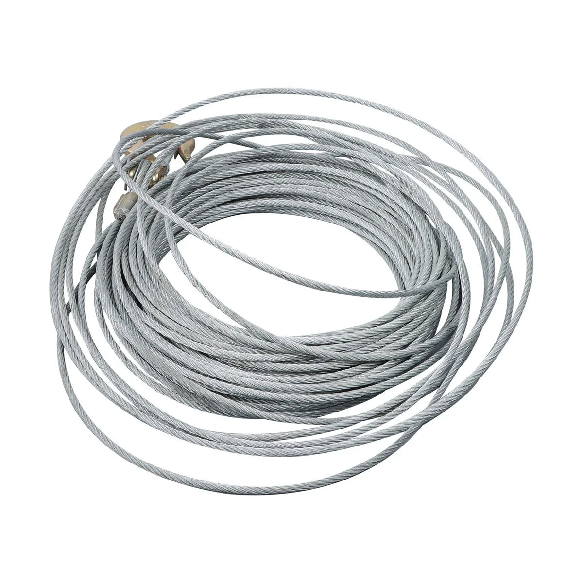 100 ft Galvanized Wire Rope Winch Cable 3/16" with G70 Hook