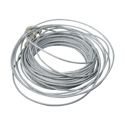 100 ft Galvanized Wire Rope Winch Cable 3/16" with G70 Hook