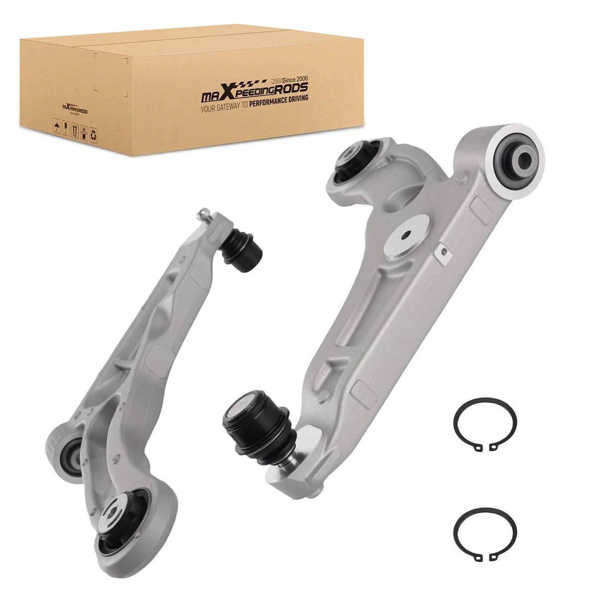 Control Arms Front Lower Set with Ball Joints for Jeep Cherokee 2014-2018