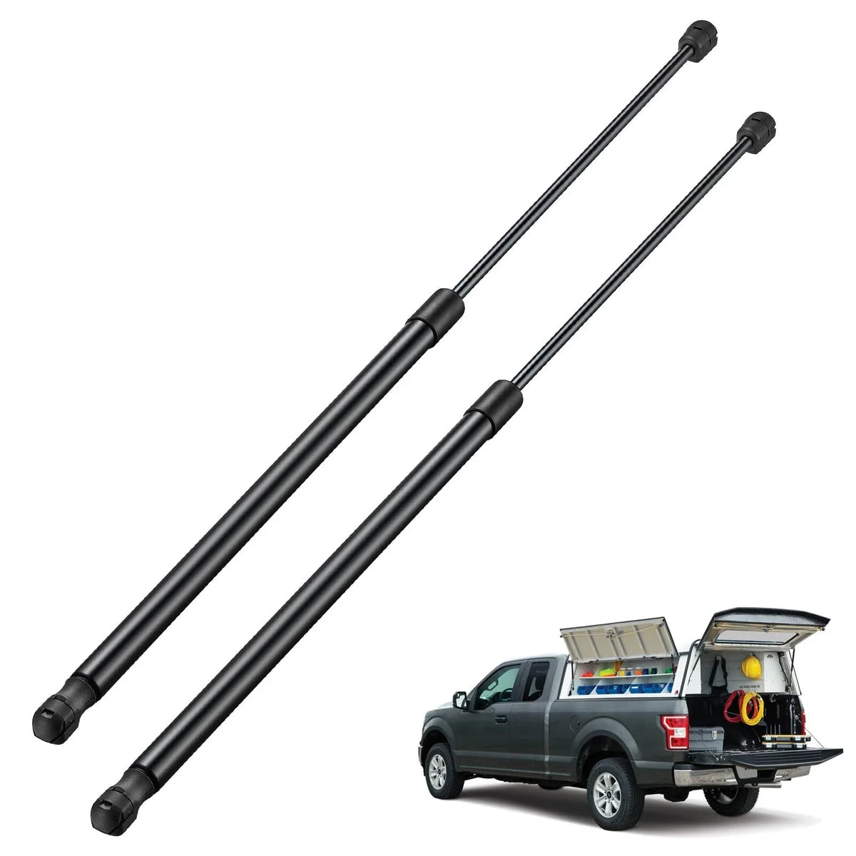 Storage Box Lid Gas Struts NI310090 - 2pcs (28in, 90Lb/400N)