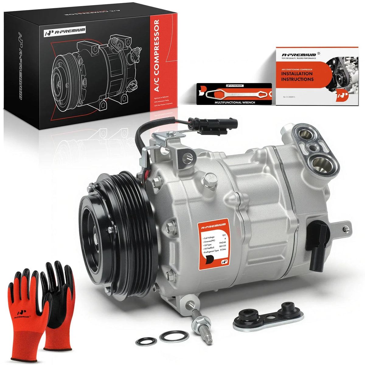 A/C Compressor with Clutch for Buick LaCrosse (2018–2019)