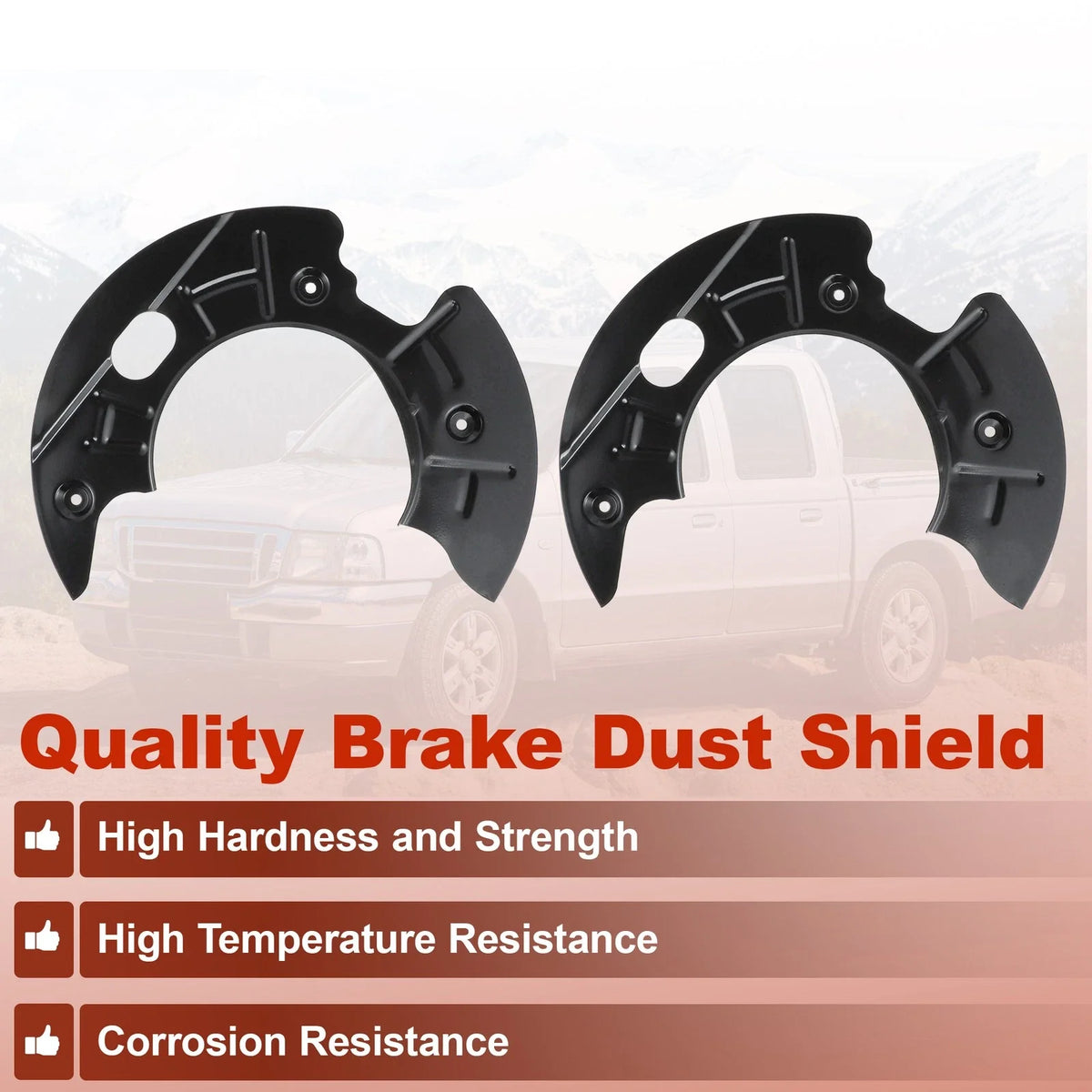 Brake Dust Shield for Ford Ranger Explorer (2001–2005) 3L2Z1214BA