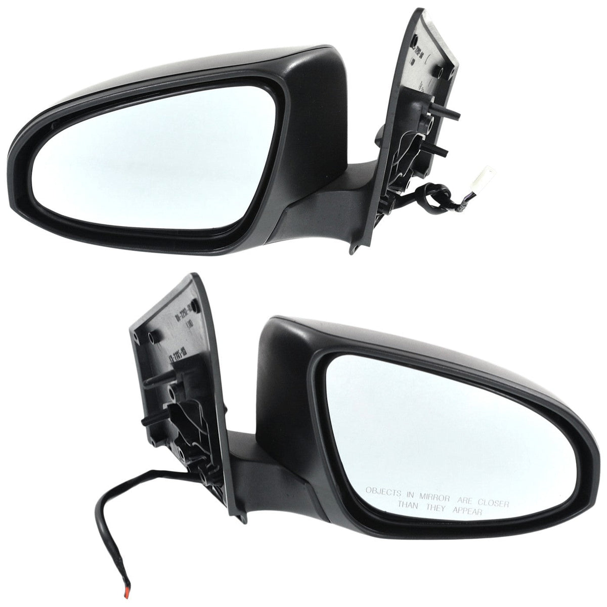 Pair of Heated Mirrors for Toyota Corolla