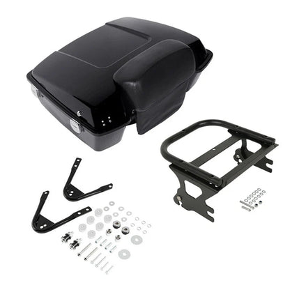 Chopped Trunk Rack Backrest for Harley Touring 1997-2008
