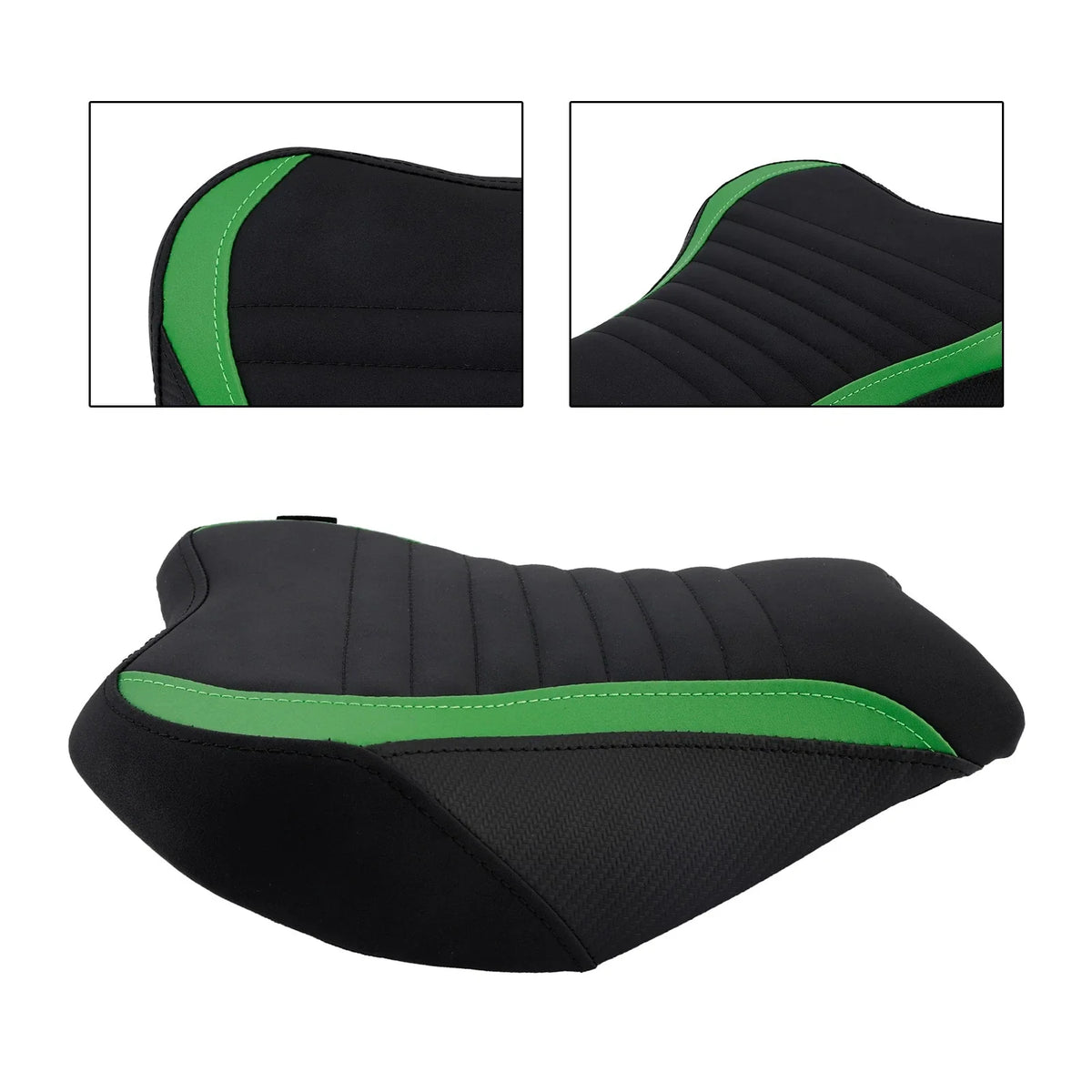 Front Rear Seat Cushion for Kawasaki Ninja Z900 (2017–2024) - Green
