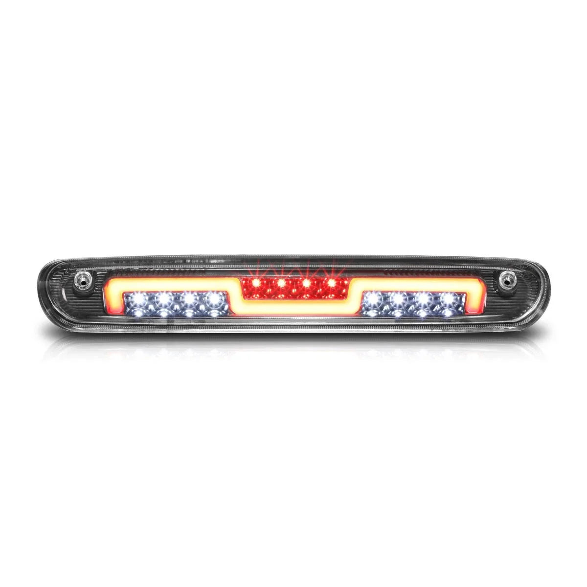 2X 3rd Tail Brake Light for Silverado/Sierra (2007–2014) LED Clear Lens