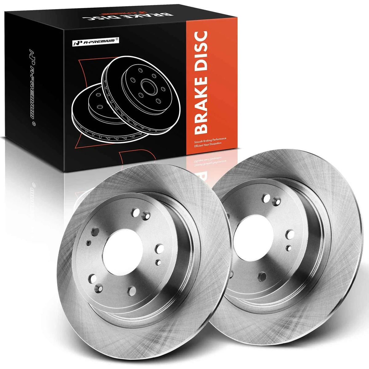 Rear Disc Brake Rotors for Honda Accord (2005–2021), Civic (2015), Acura ILX (2016–2022)