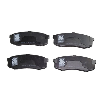 Disc Brake & Pad Kit for Toyota 4Runner (2003–2009) Cross-drilled Slotted