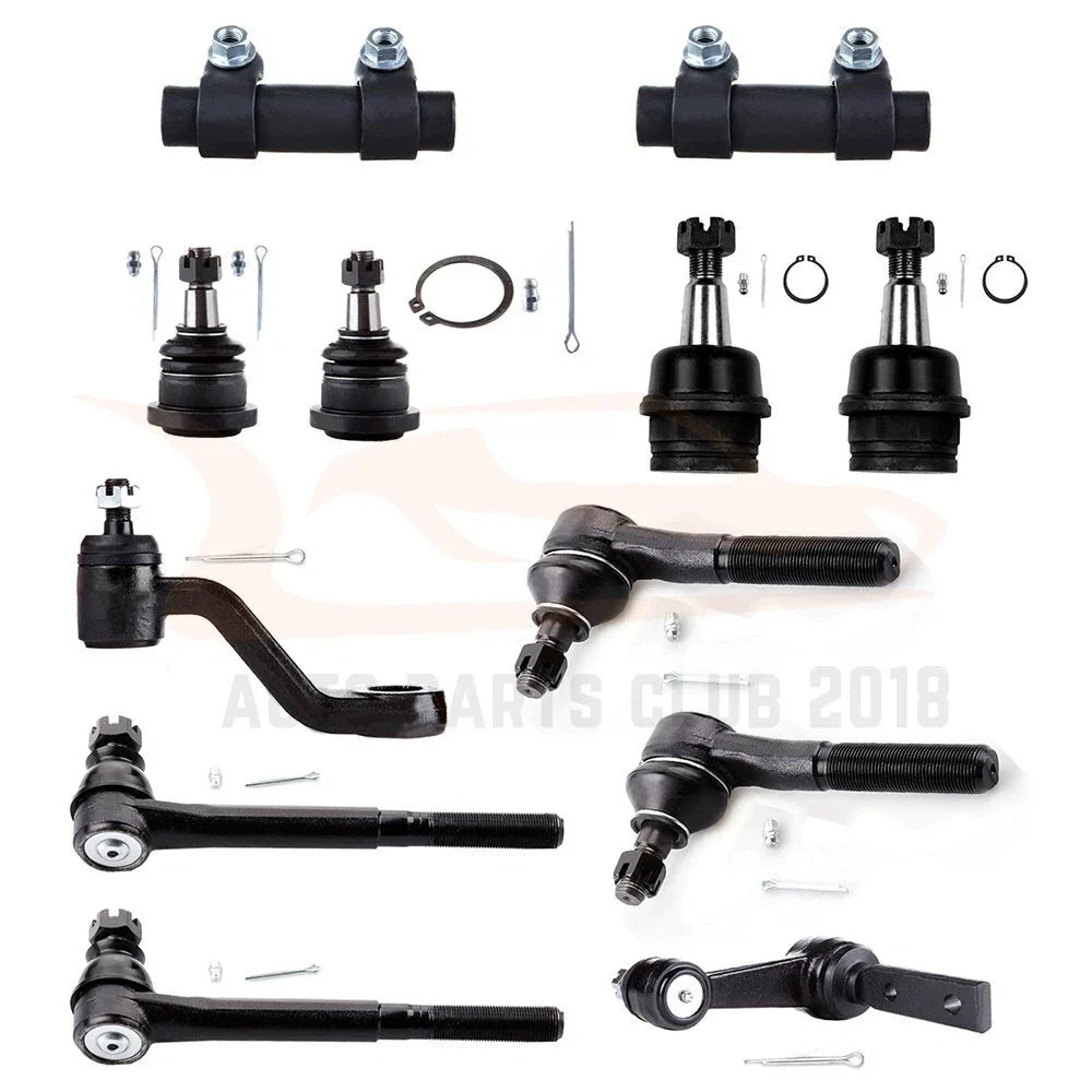Set of 12 Front Idler Pitman Arm Tie Rods for Dodge Ram 1500 (1994–1996)