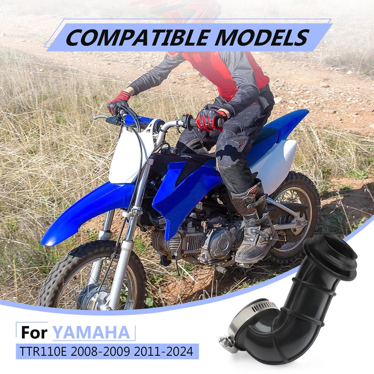 Intake Boot 5B6-14453-00-00 for Yamaha TTR110E 2008-2024