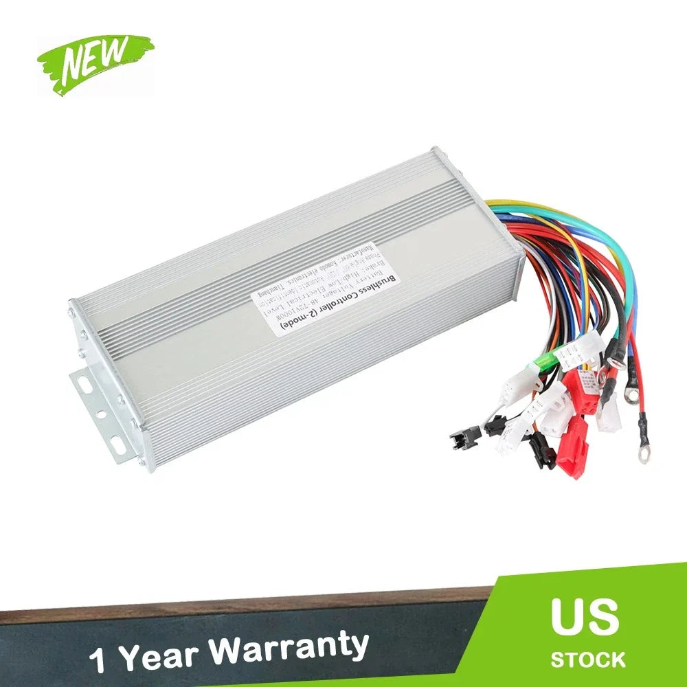 1000W DC Motor Speed Controller for Electric Bicycle E-bike Scooter (48-72V)