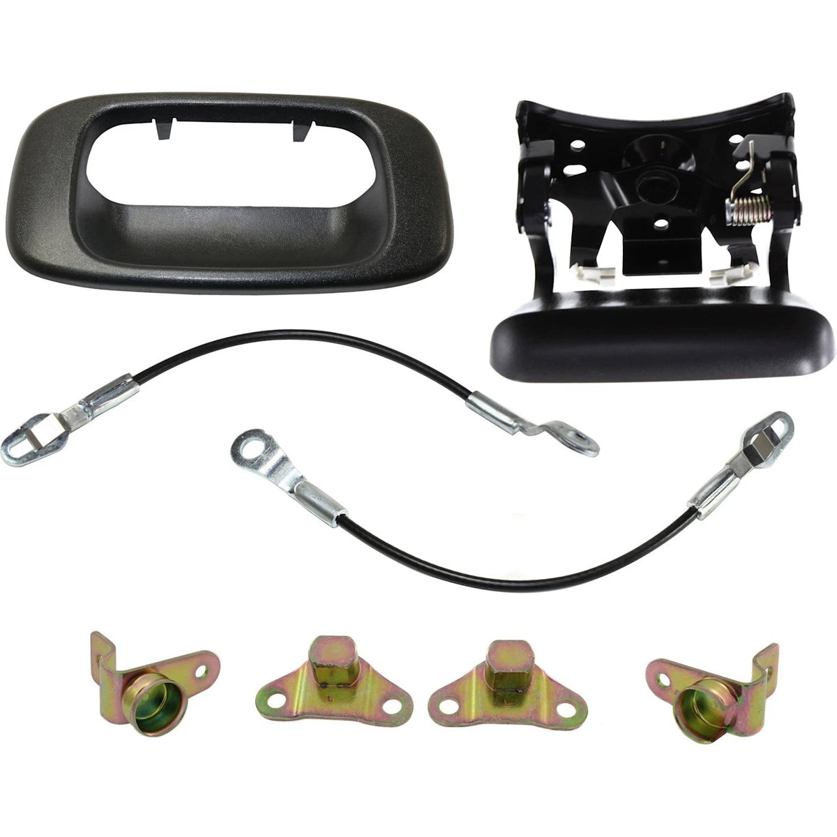 Tailgate Hinge Kit for Chevrolet Silverado 1500 (1999–2006) - Cable & Handle