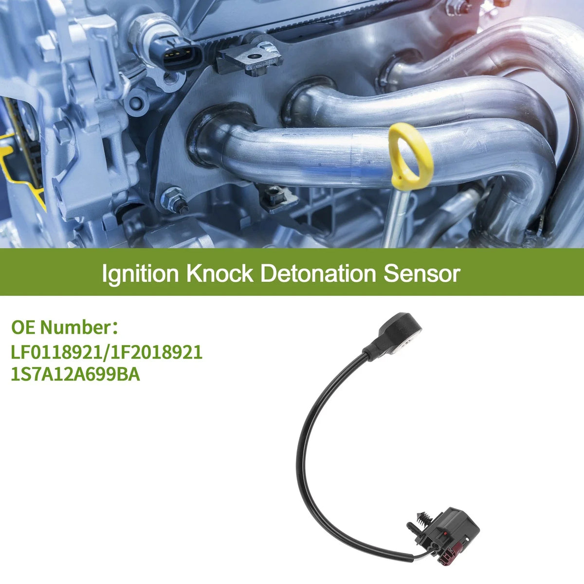 Ignition Knock Detonation Sensor No.LF0118921 for Mazda 3 2.3L (2004–2009)